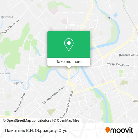 Памятник В.И. Образцову map