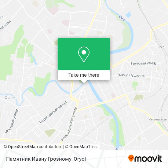 Памятник Ивану Грозному map