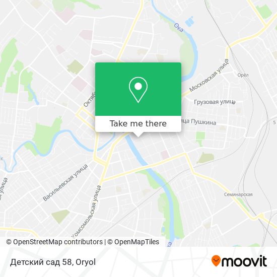 Детский сад 58 map