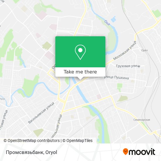 Промсвязьбанк map