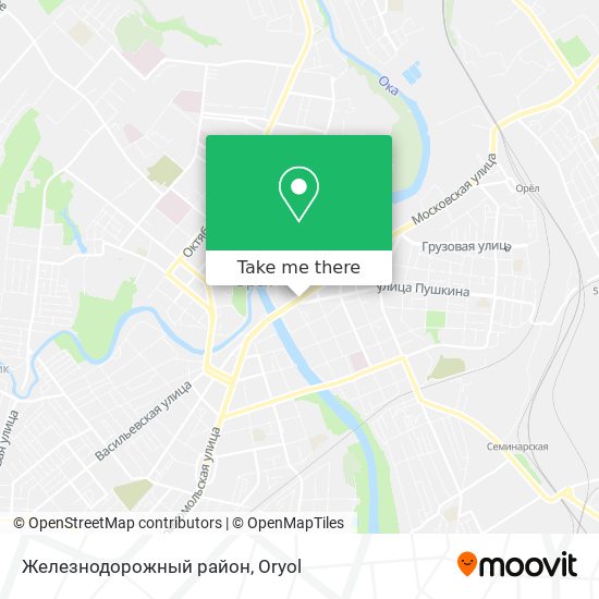 Железнодорожный район map