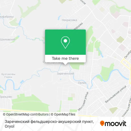Зареченский фельдшерско-акушерский пункт map