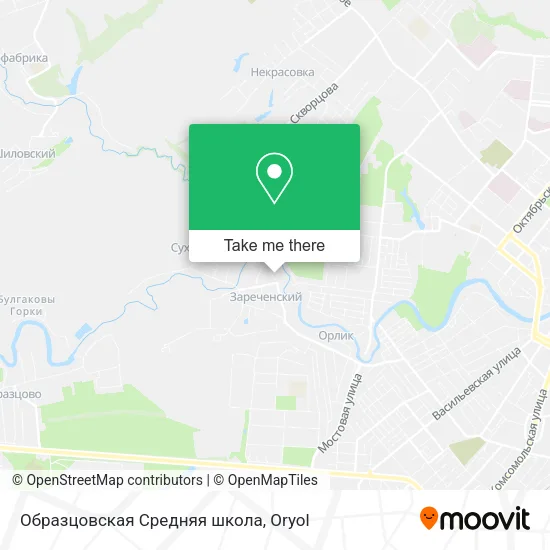 Образцовская Средняя школа map