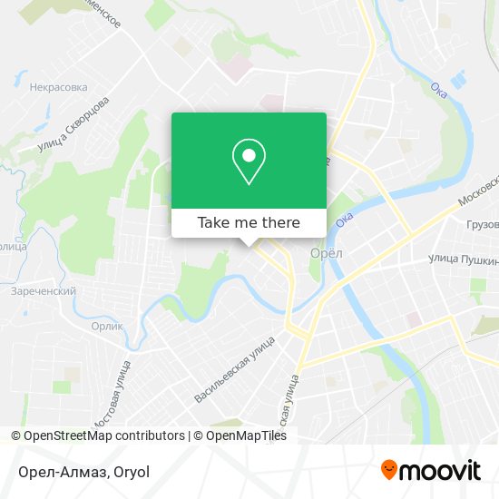 Орел-Алмаз map