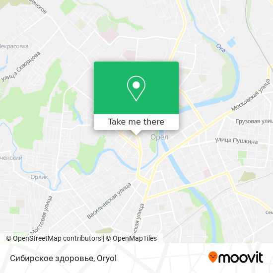 Сибирское здоровье map