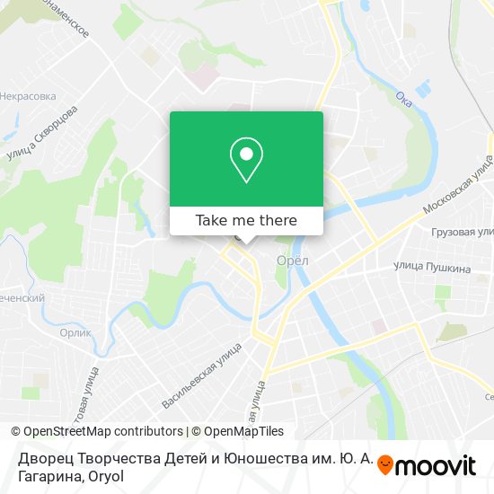 Дворец Творчества Детей и Юношества им. Ю. А. Гагарина map