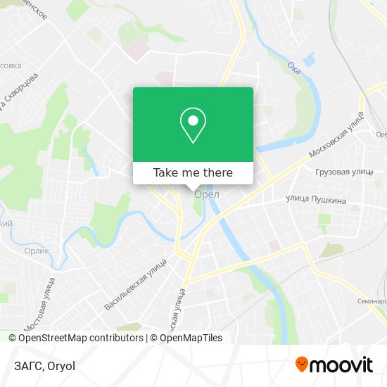 ЗАГС map