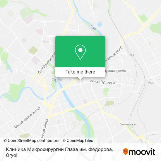 Клиника Микрохирургии Глаза им. Фёдорова map