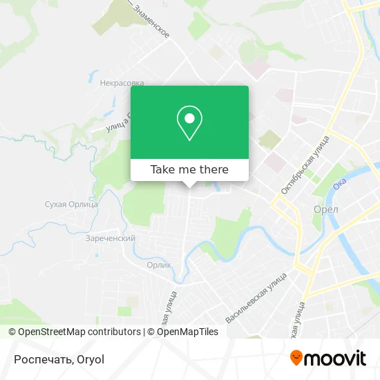 Роспечать map