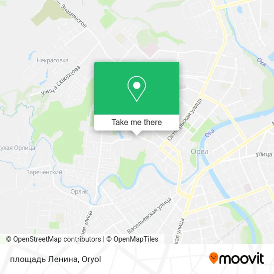 площадь Ленина map