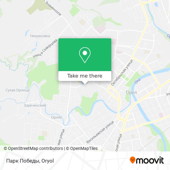 Парк Победы map