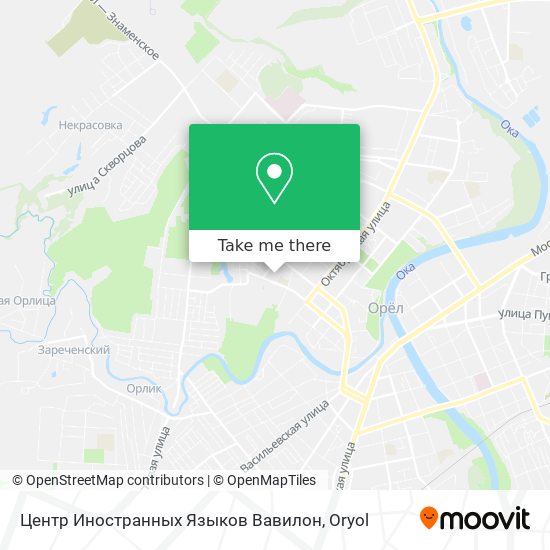 Центр Иностранных Языков Вавилон map