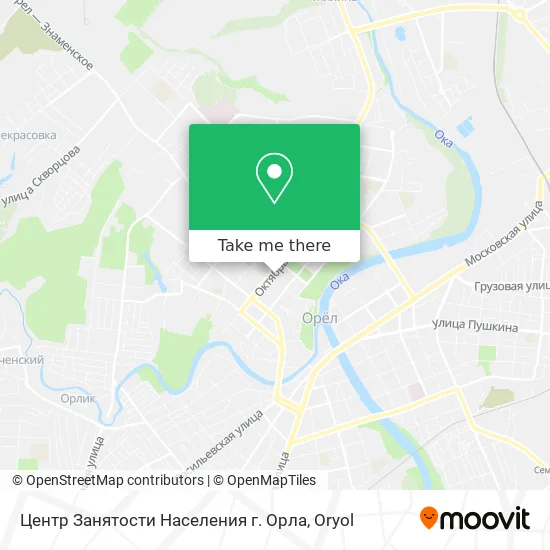 Центр Занятости Населения г. Орла map
