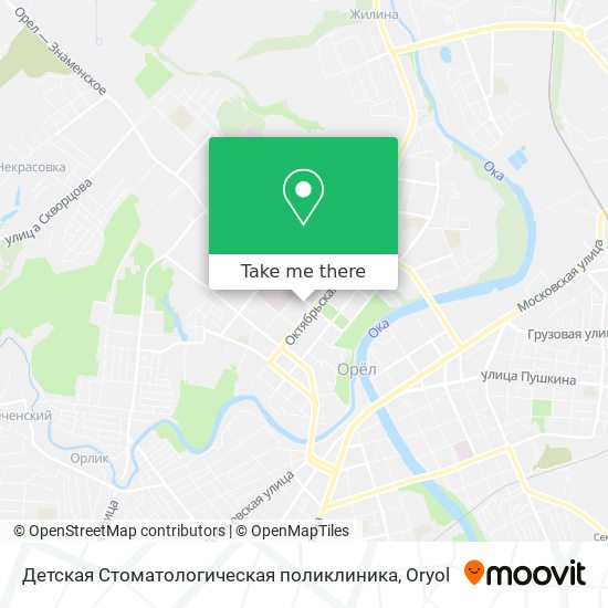 Детская Стоматологическая поликлиника map
