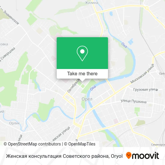 Женская консультация Советского района map