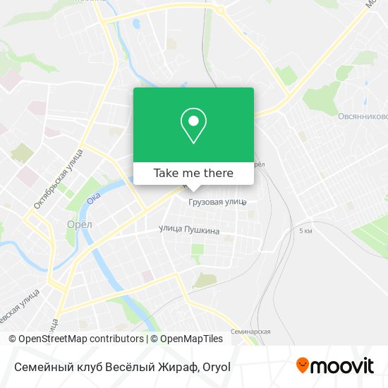 Семейный клуб Весёлый Жираф map