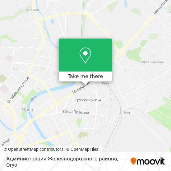 Администрация Железнодорожного района map