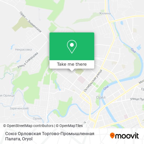 Союз Орловская Торгово-Промышленная Палата map