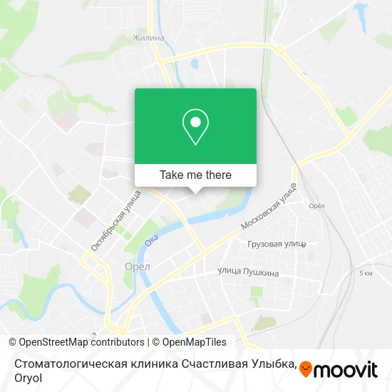 Стоматологическая клиника Счастливая Улыбка map