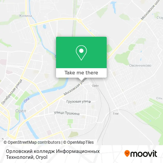 Орловский колледж Информационных Технологий map