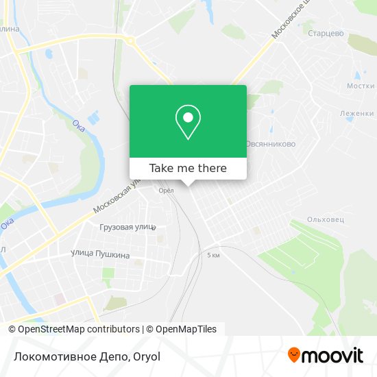 Локомотивное Депо map