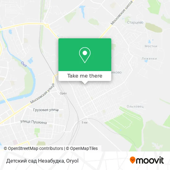Детский сад Незабудка map