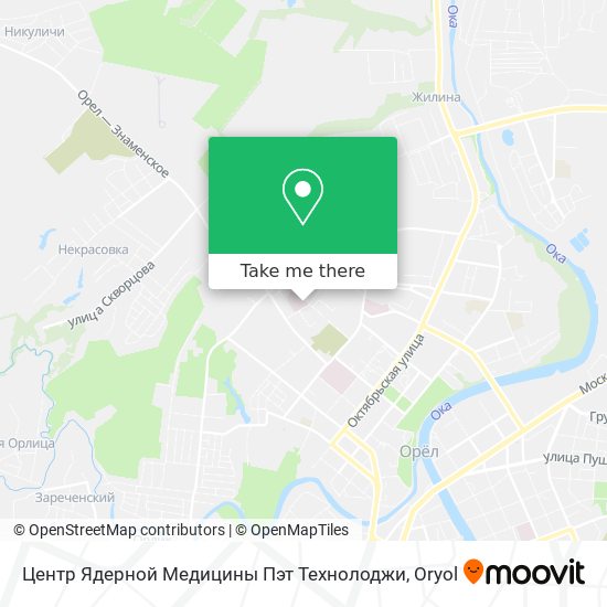 Центр Ядерной Медицины Пэт Технолоджи map