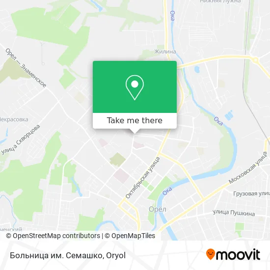 Больница им. Семашко map