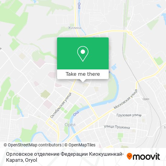 Орловское отделение Федерации Киокушинкай-Каратэ map