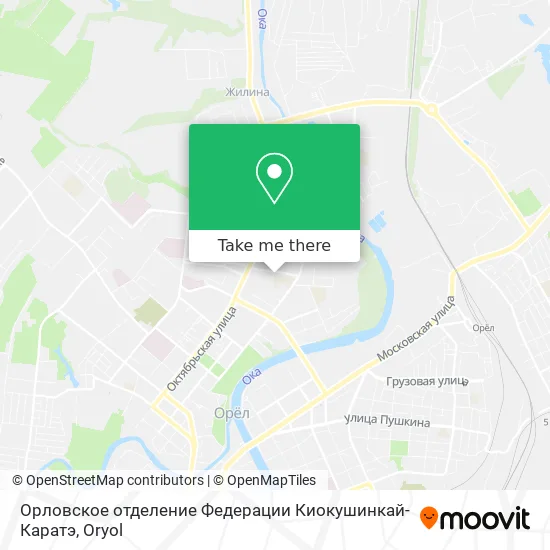 Орловское отделение Федерации Киокушинкай-Каратэ map