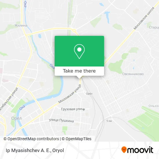 Ip Myasishchev A. E. map