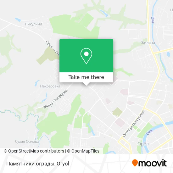 Памятники ограды map