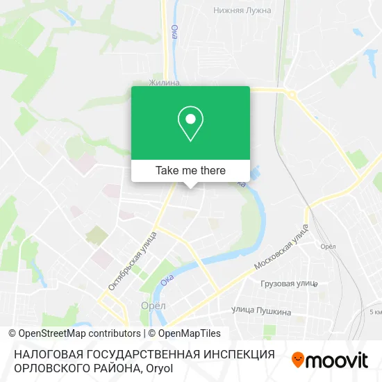 НАЛОГОВАЯ ГОСУДАРСТВЕННАЯ ИНСПЕКЦИЯ ОРЛОВСКОГО РАЙОНА map