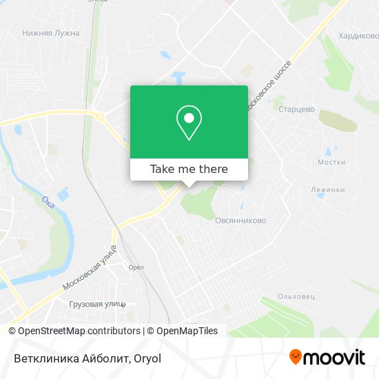 Ветклиника Айболит map
