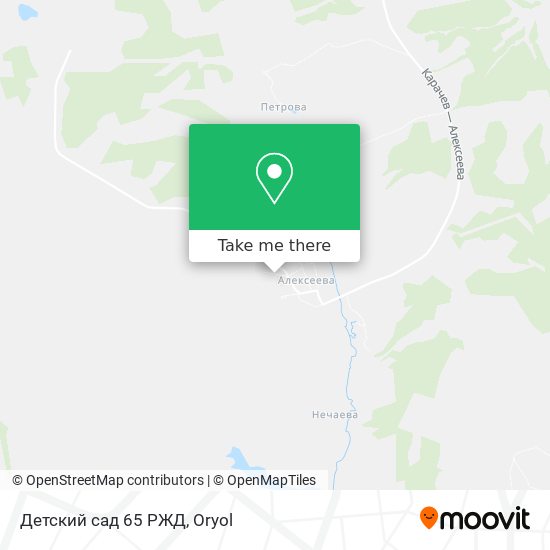 Детский сад 65 РЖД map