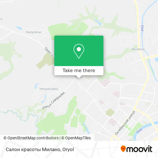 Салон красоты Милано map