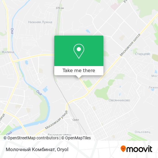 Молочный Комбинат map