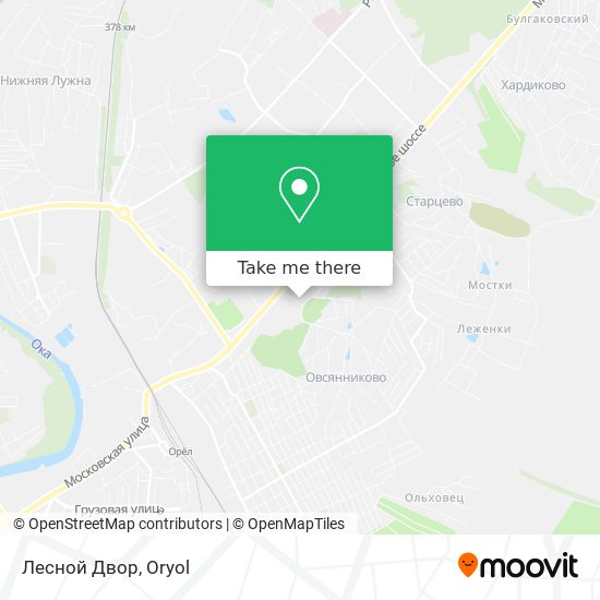 Лесной Двор map