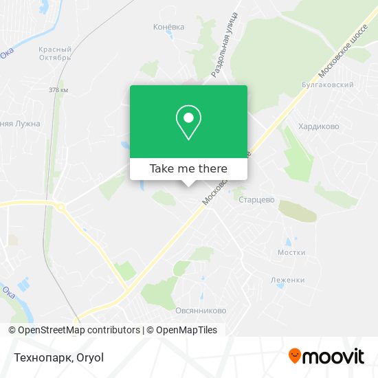 Технопарк map