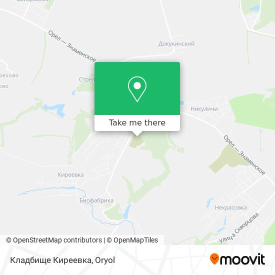 Кладбище Киреевка map