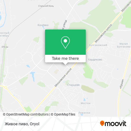 Живое пиво map