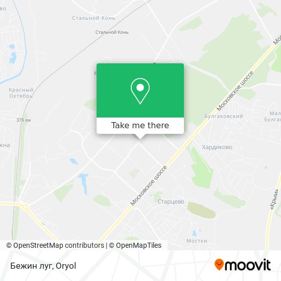 Бежин луг map