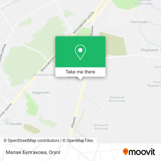 Малая Булгакова map