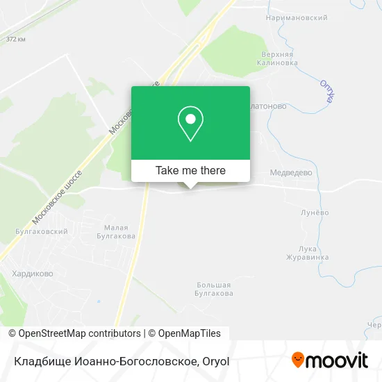 Кладбище Иоанно-Богословское map