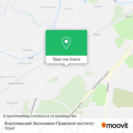 Воронежский Экономико-Правовой институт map