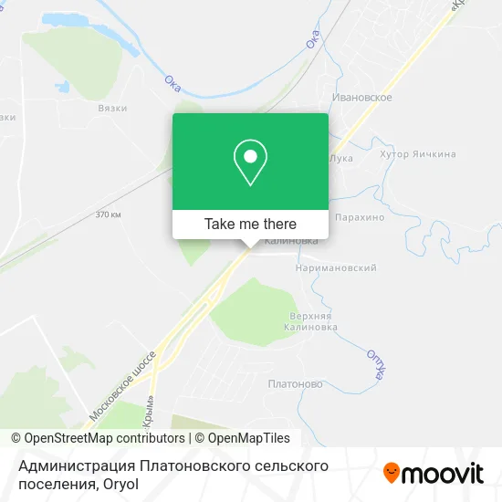 Администрация Платоновского сельского поселения map