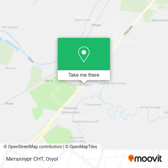 Металлург СНТ map