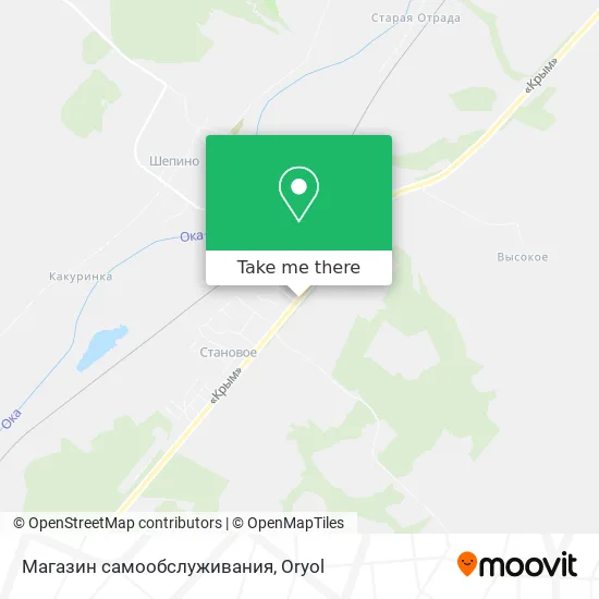 Магазин самообслуживания map