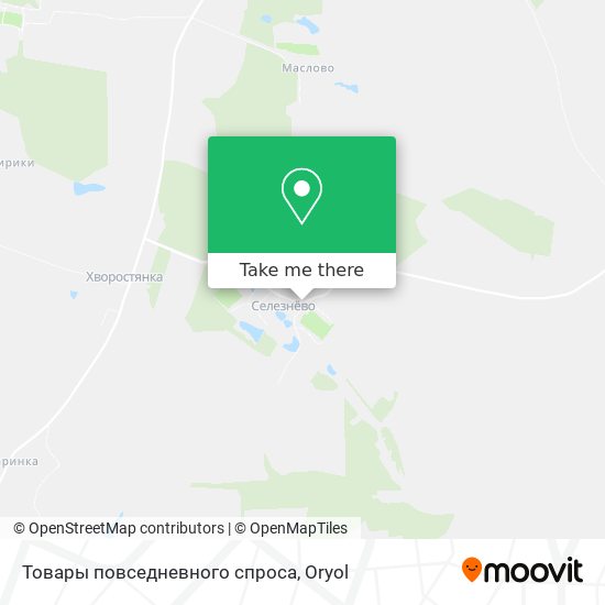 Товары повседневного спроса map