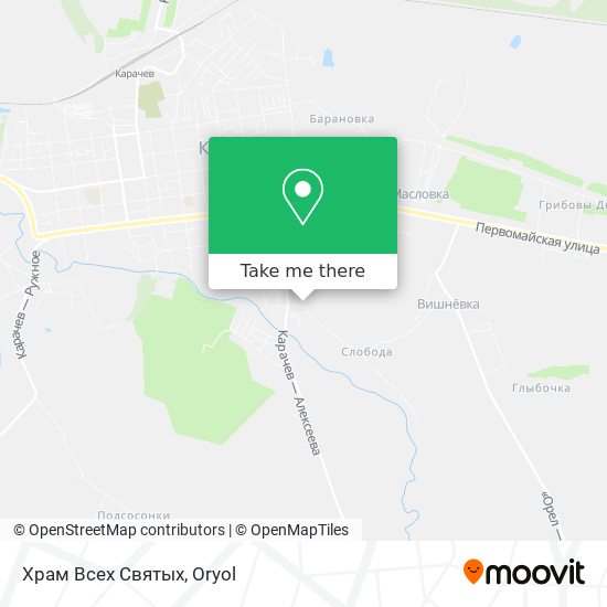 Храм Всех Святых map